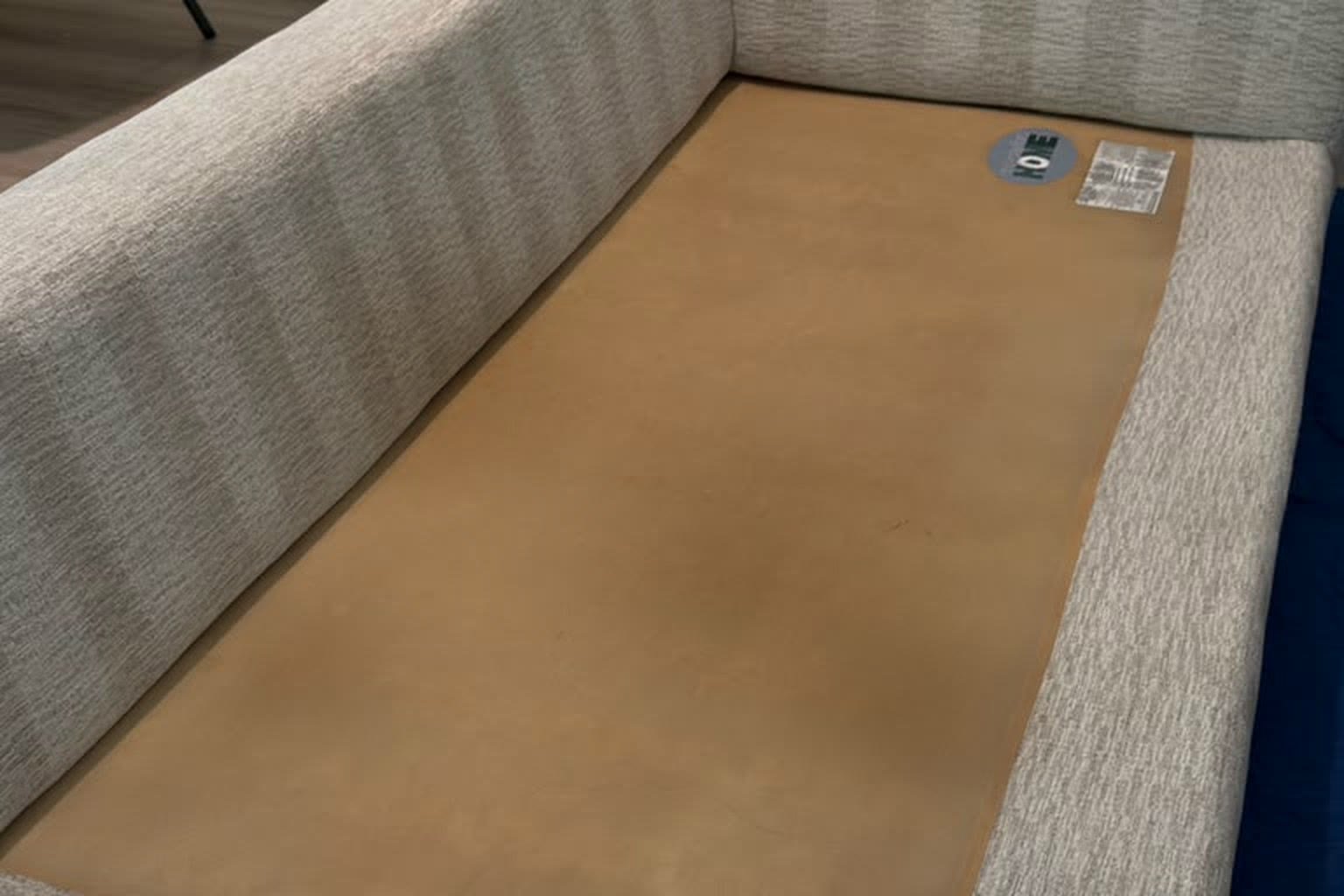 Stained mattress before professional cleaning